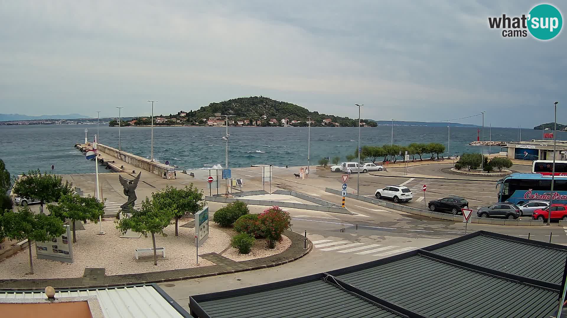 Web kamera Ugljan – Preko trajekt za Zadar
