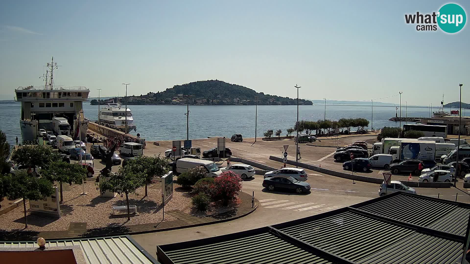 Webcam Ugljan – Preko Ferry to Zadar