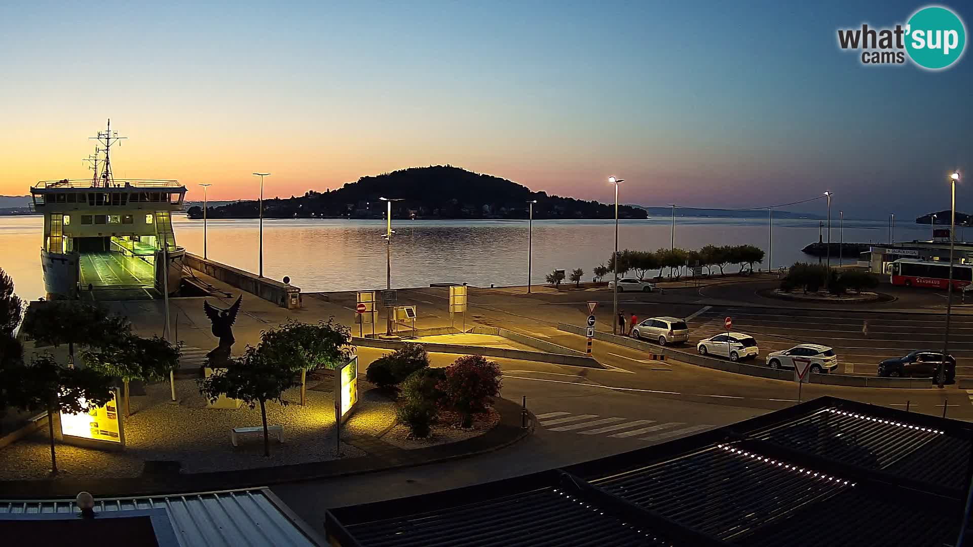 Webcam Ugljan – Preko Ferry to Zadar