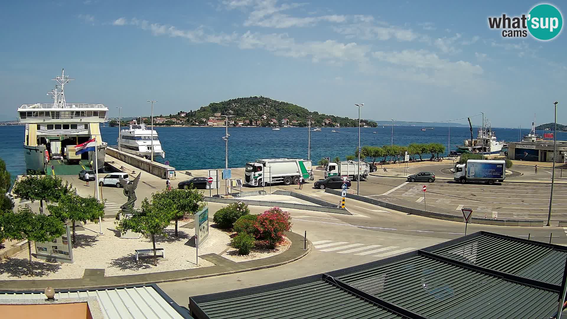 Webcam Ugljan – Preko Ferry to Zadar
