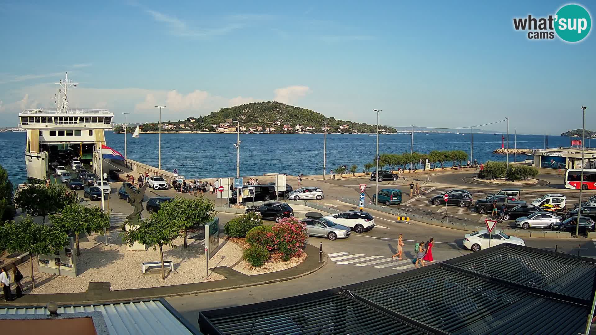 Webcam Ugljan – Preko Ferry to Zadar