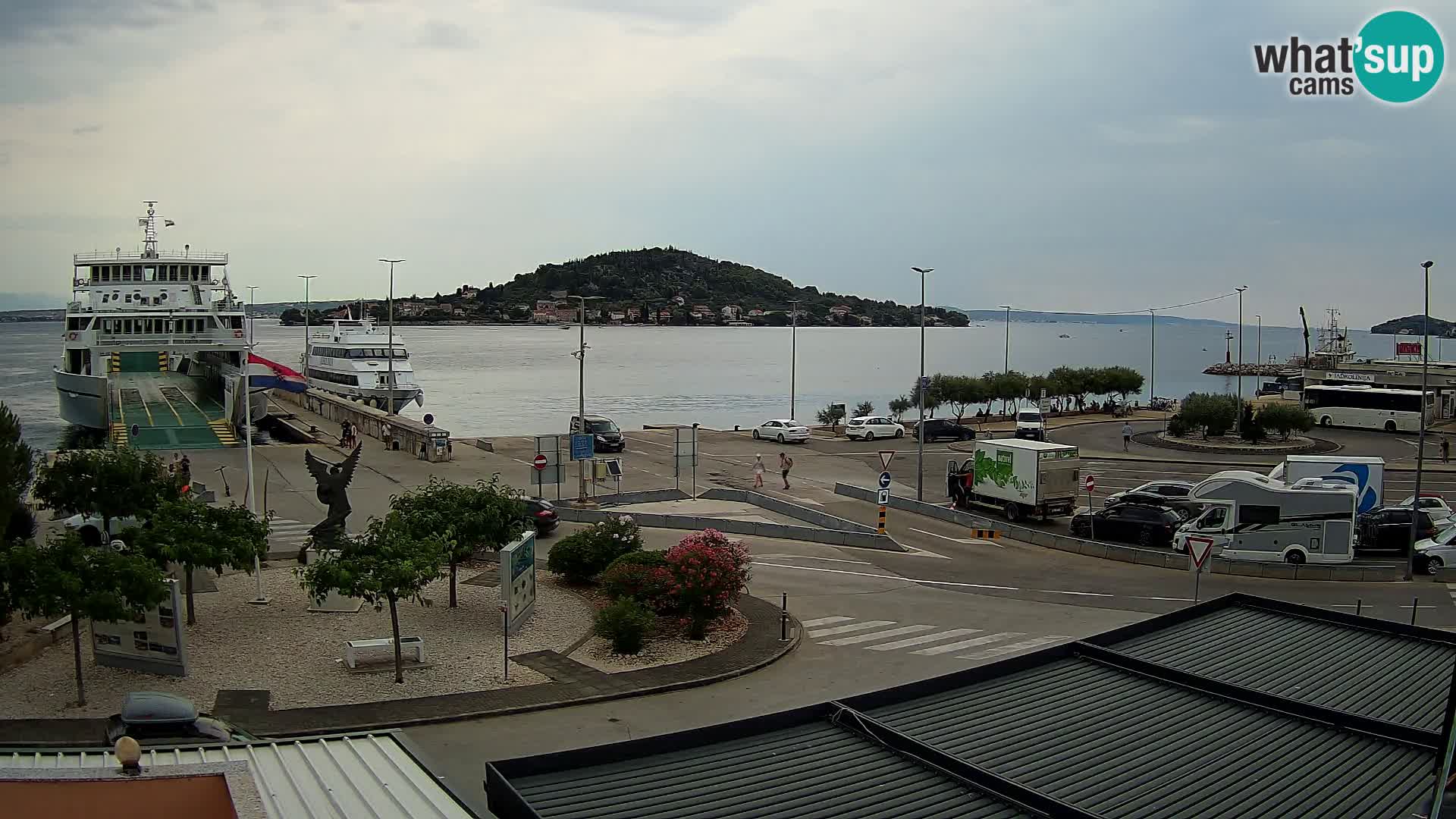 Webcam Ugljan – Preko Ferry to Zadar