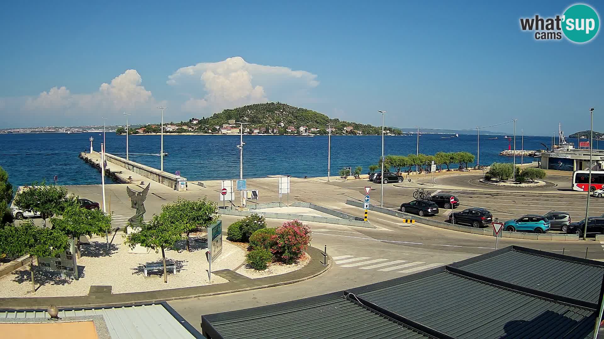Webcam Ugljan – Preko Ferry to Zadar