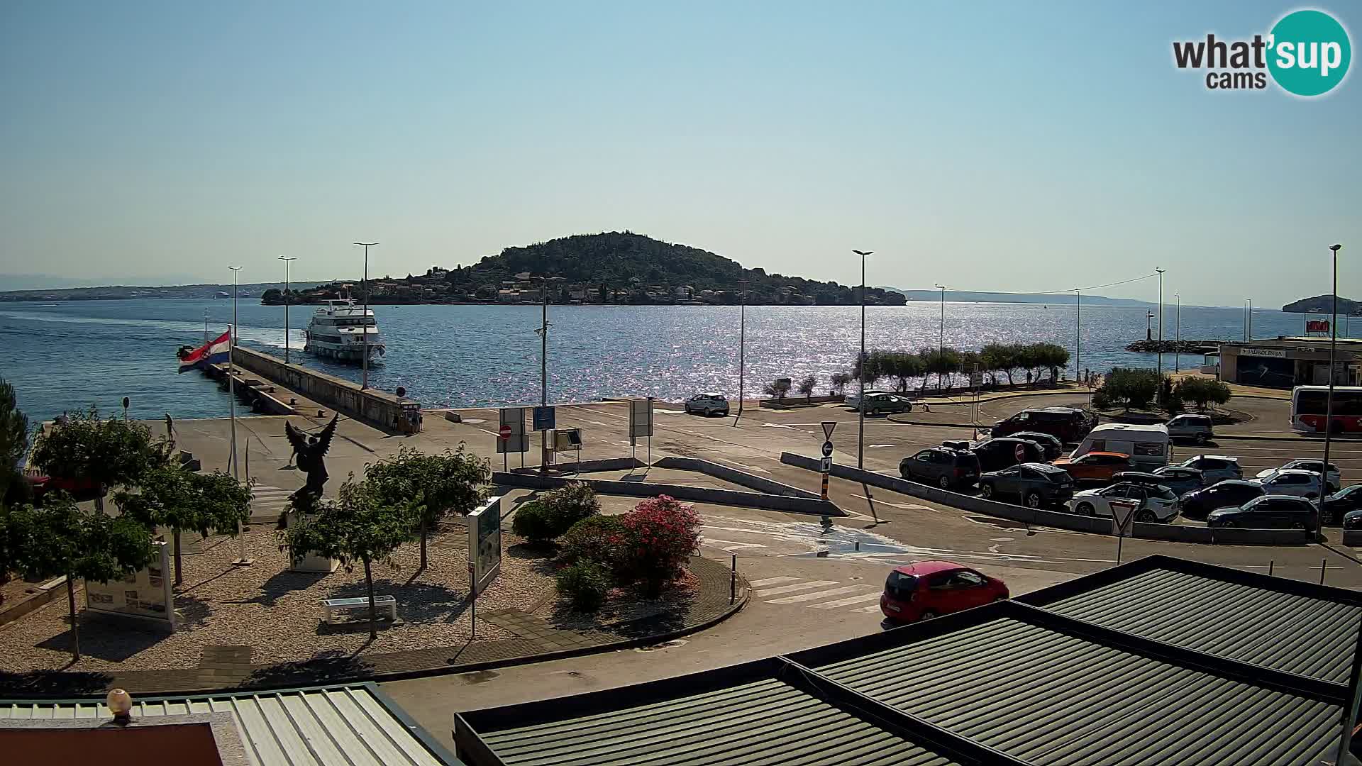 Webcam Ugljan – Preko Ferry to Zadar