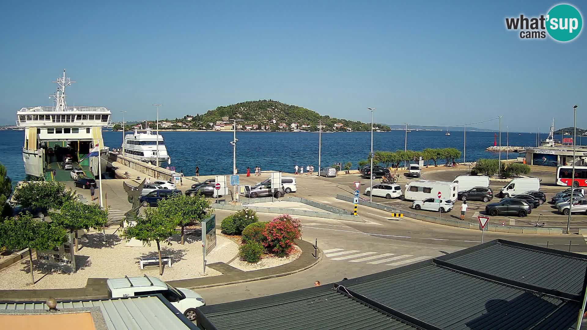 Webcam Ugljan – Preko Ferry to Zadar
