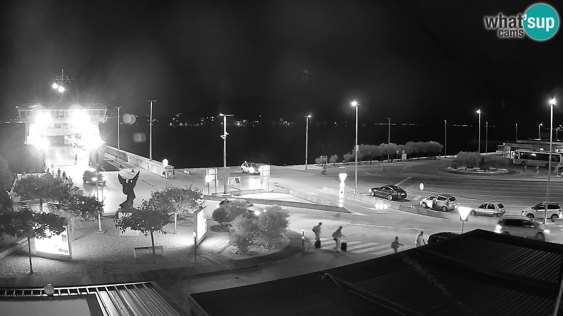 Webcam Ugliano – terminal traghetto da Preko a Zara