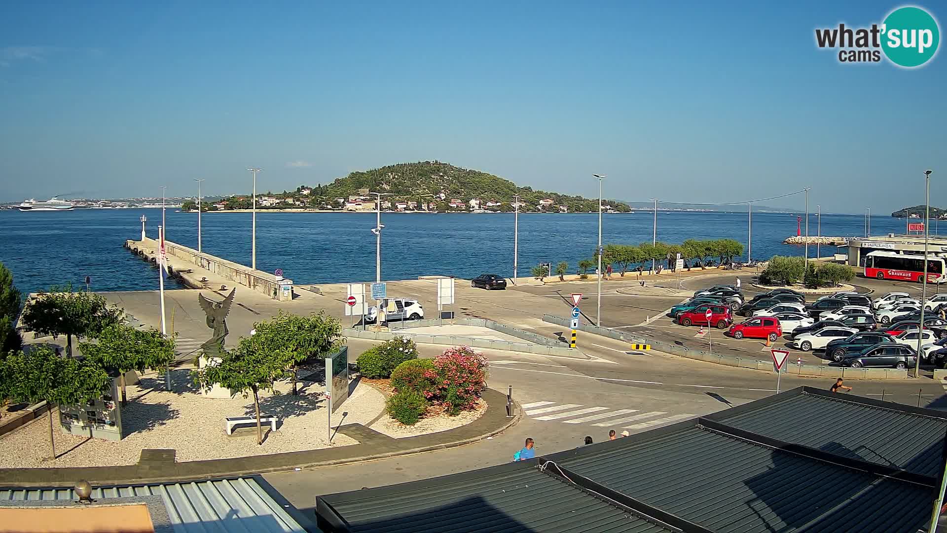 Webcam Ugljan – Preko Ferry to Zadar