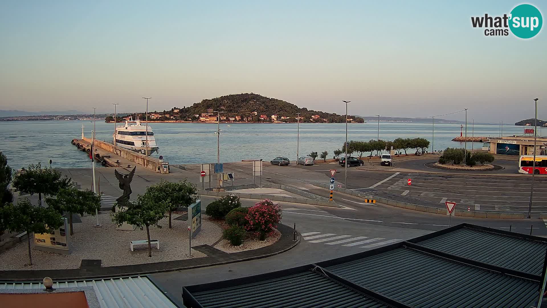 Webcam Ugliano – terminal traghetto da Preko a Zara