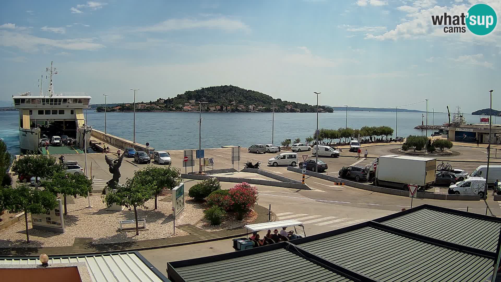 Spletna kamera Ugljan – trajekt Preko – Zadar