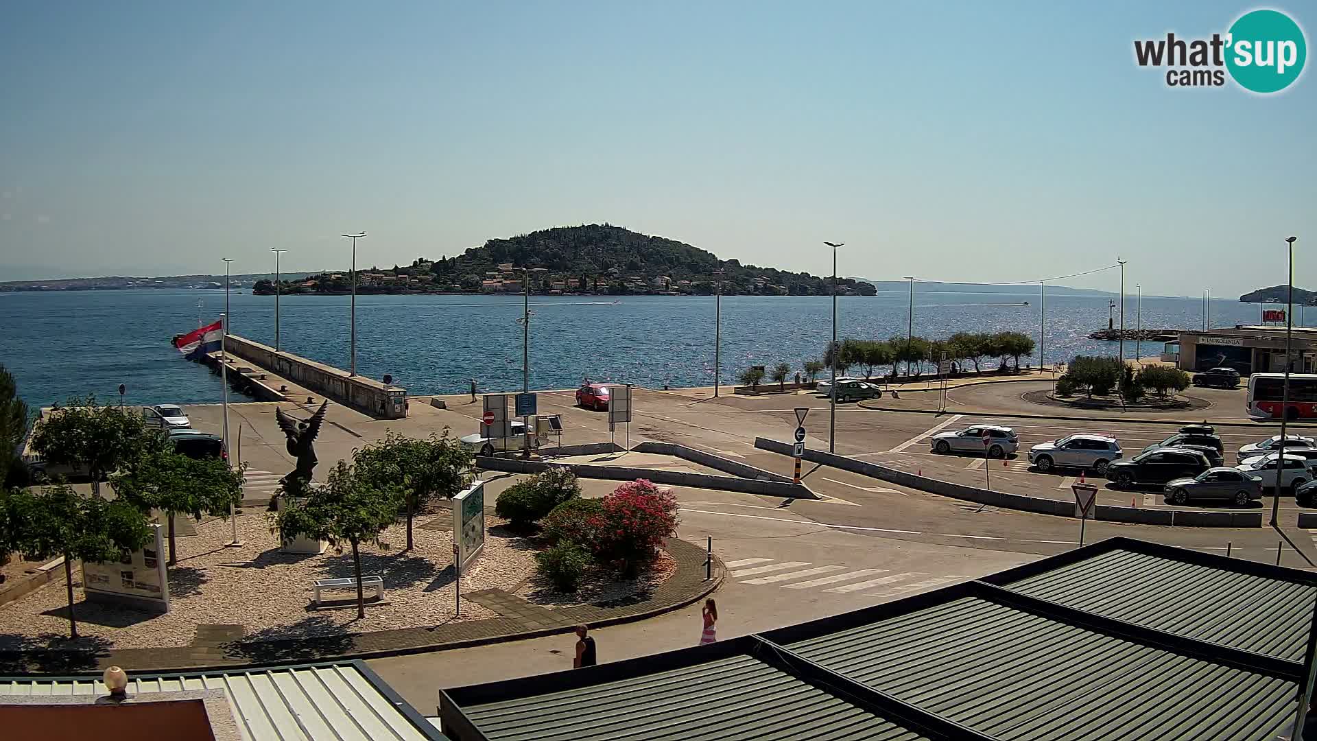 Web kamera Ugljan – Preko trajekt za Zadar
