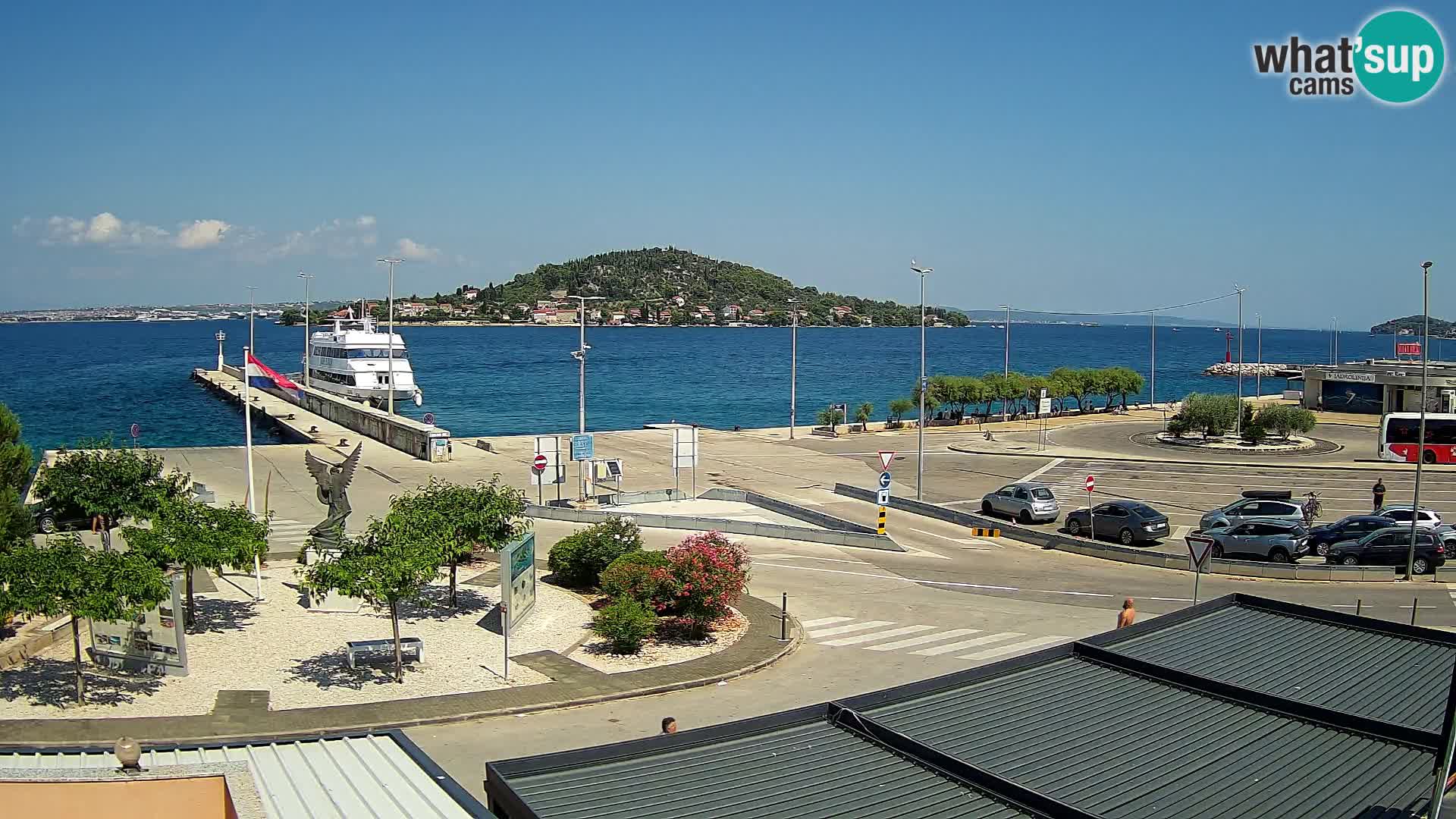 Webcam Ugliano – terminal traghetto da Preko a Zara