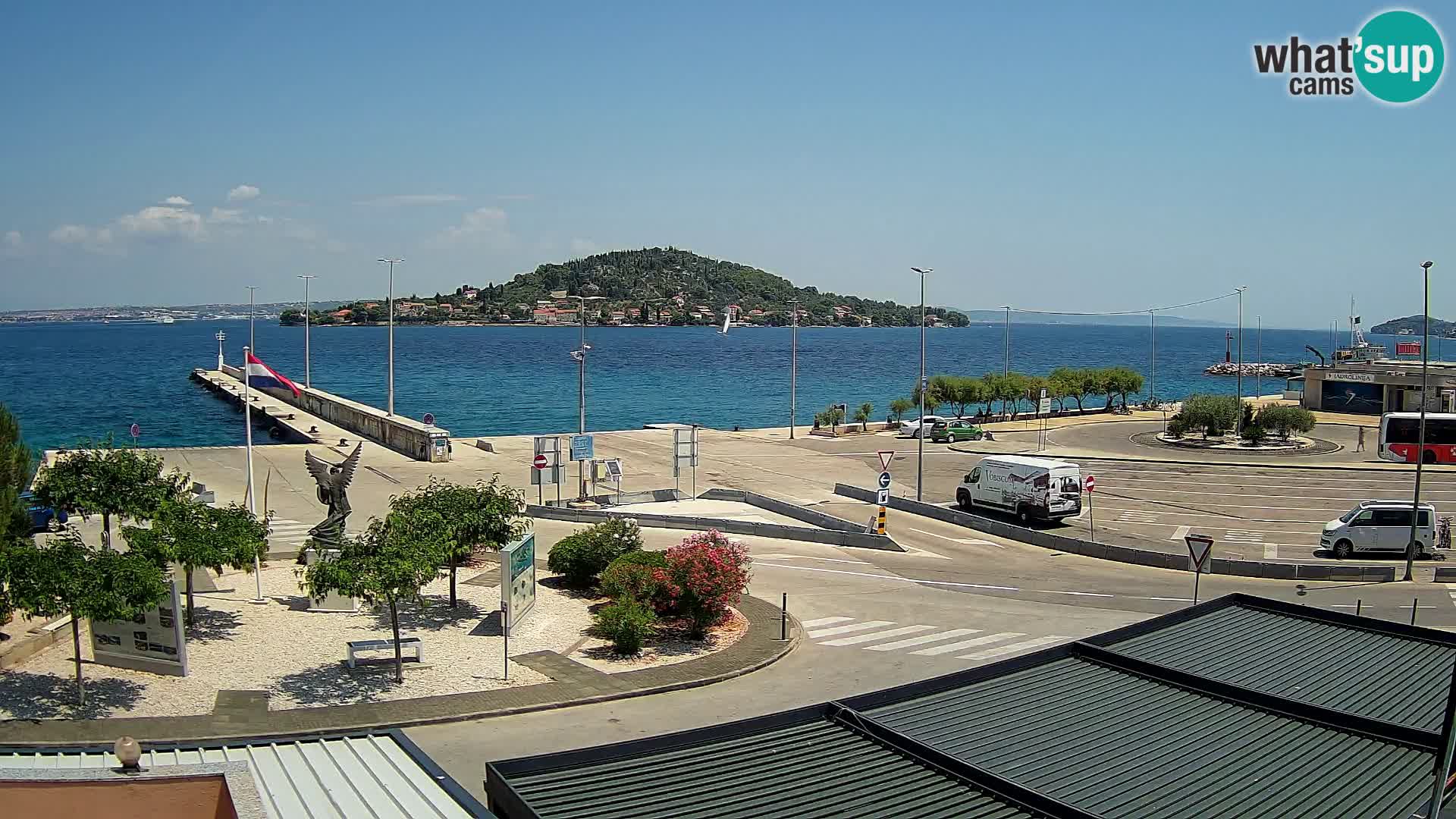 Webcam Ugljan – Preko Ferry to Zadar
