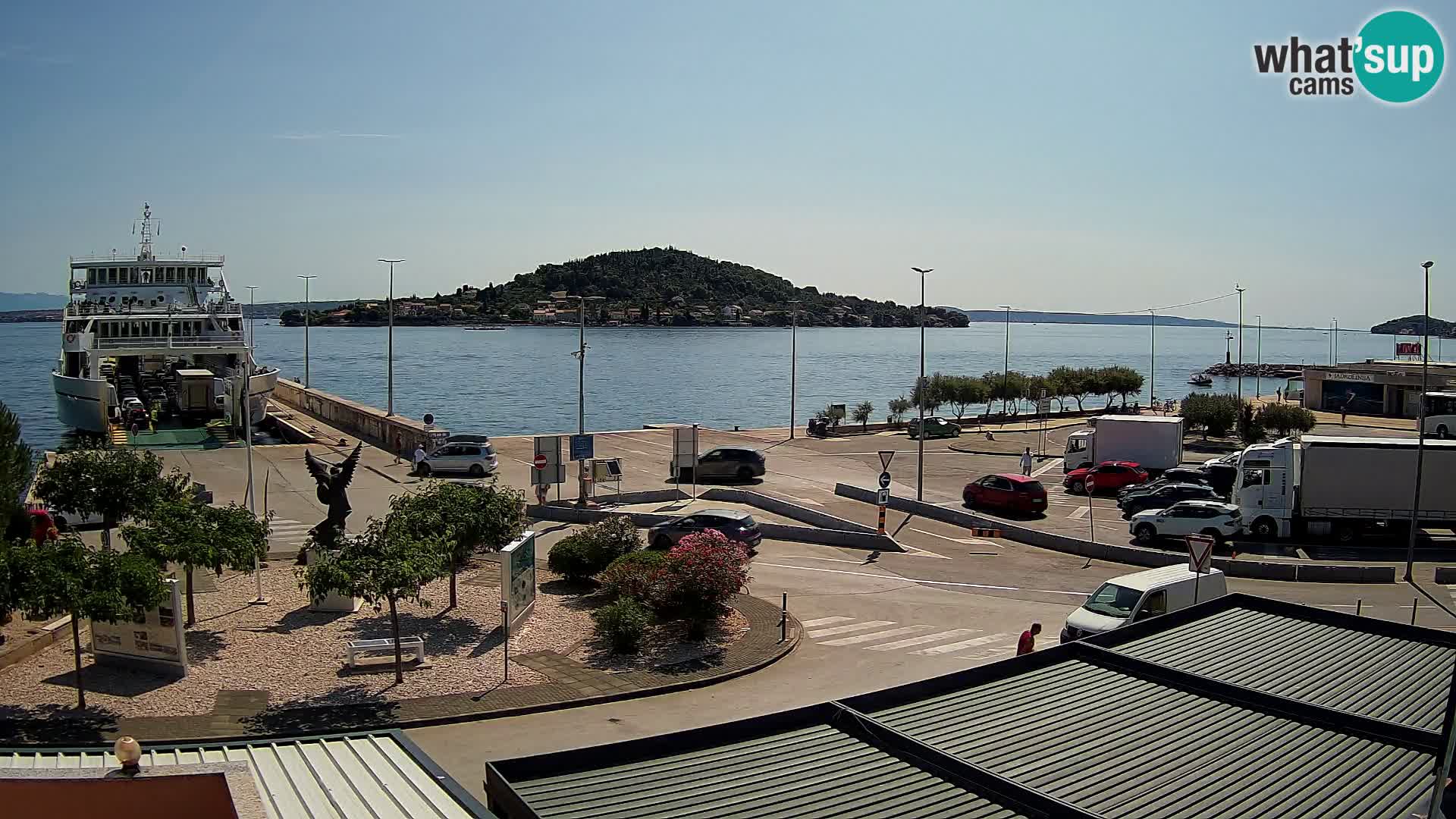 Webcam Ugljan – Preko Ferry to Zadar