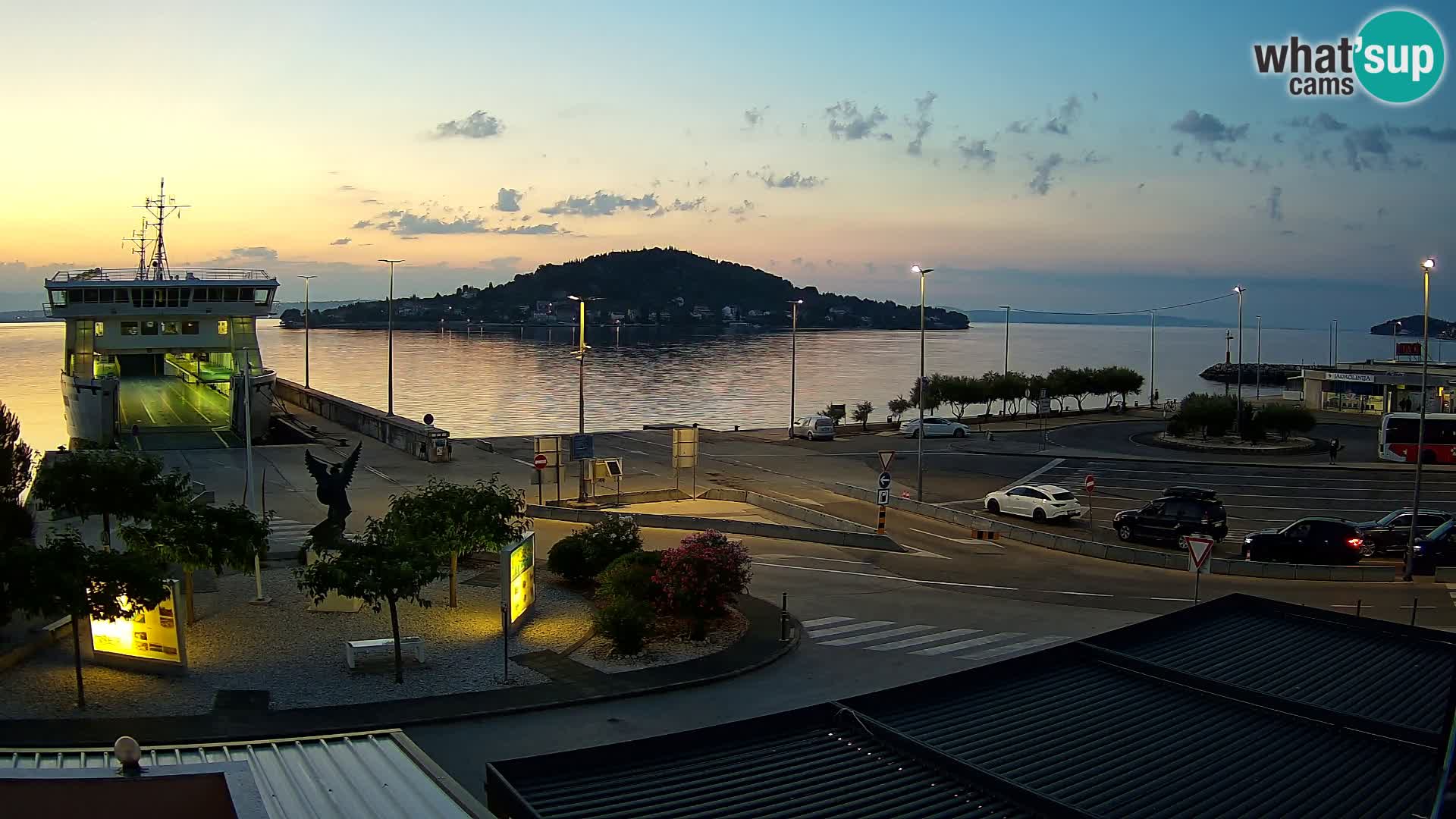 Spletna kamera Ugljan – trajekt Preko – Zadar