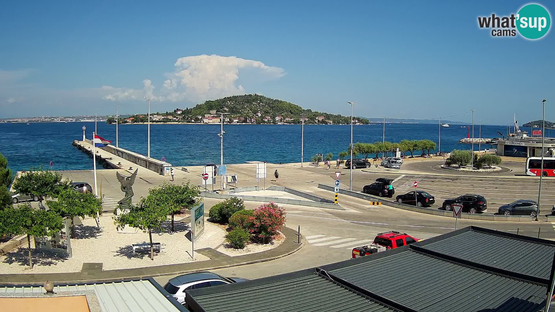 Webcam Ugljan – Preko Ferry to Zadar