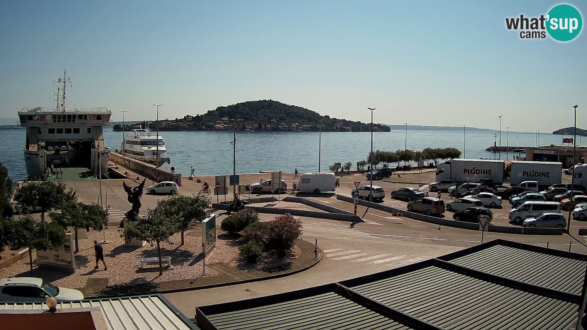 Webcam Ugliano – terminal traghetto da Preko a Zara