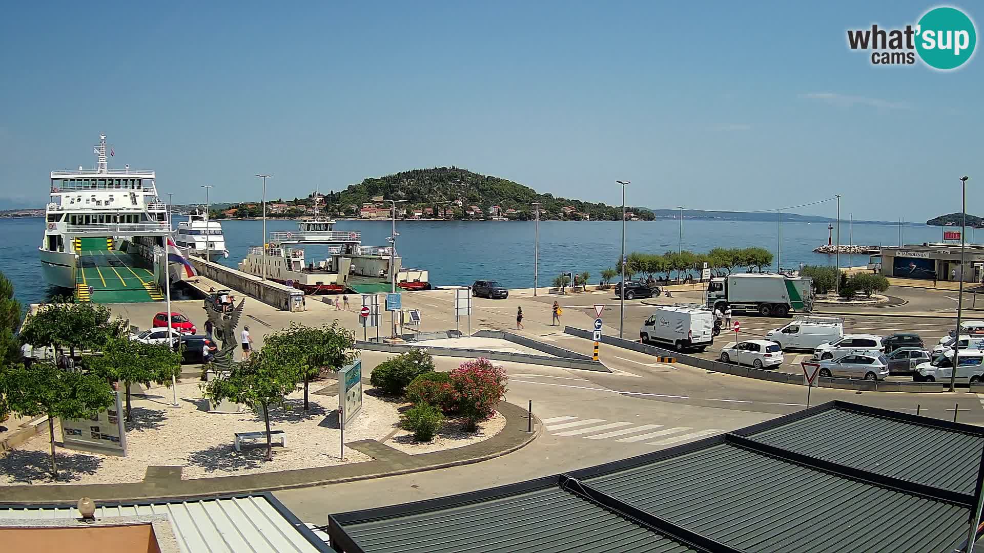 Web kamera Ugljan – Preko trajekt za Zadar