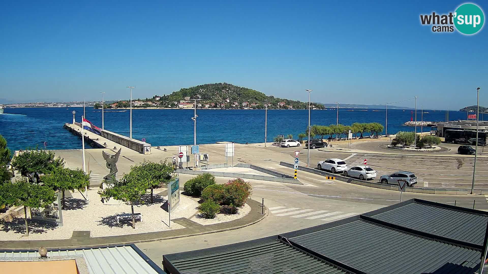 Spletna kamera Ugljan – trajekt Preko – Zadar