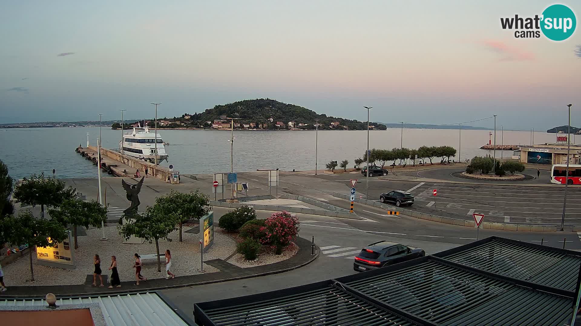 Webcam Ugliano – terminal traghetto da Preko a Zara