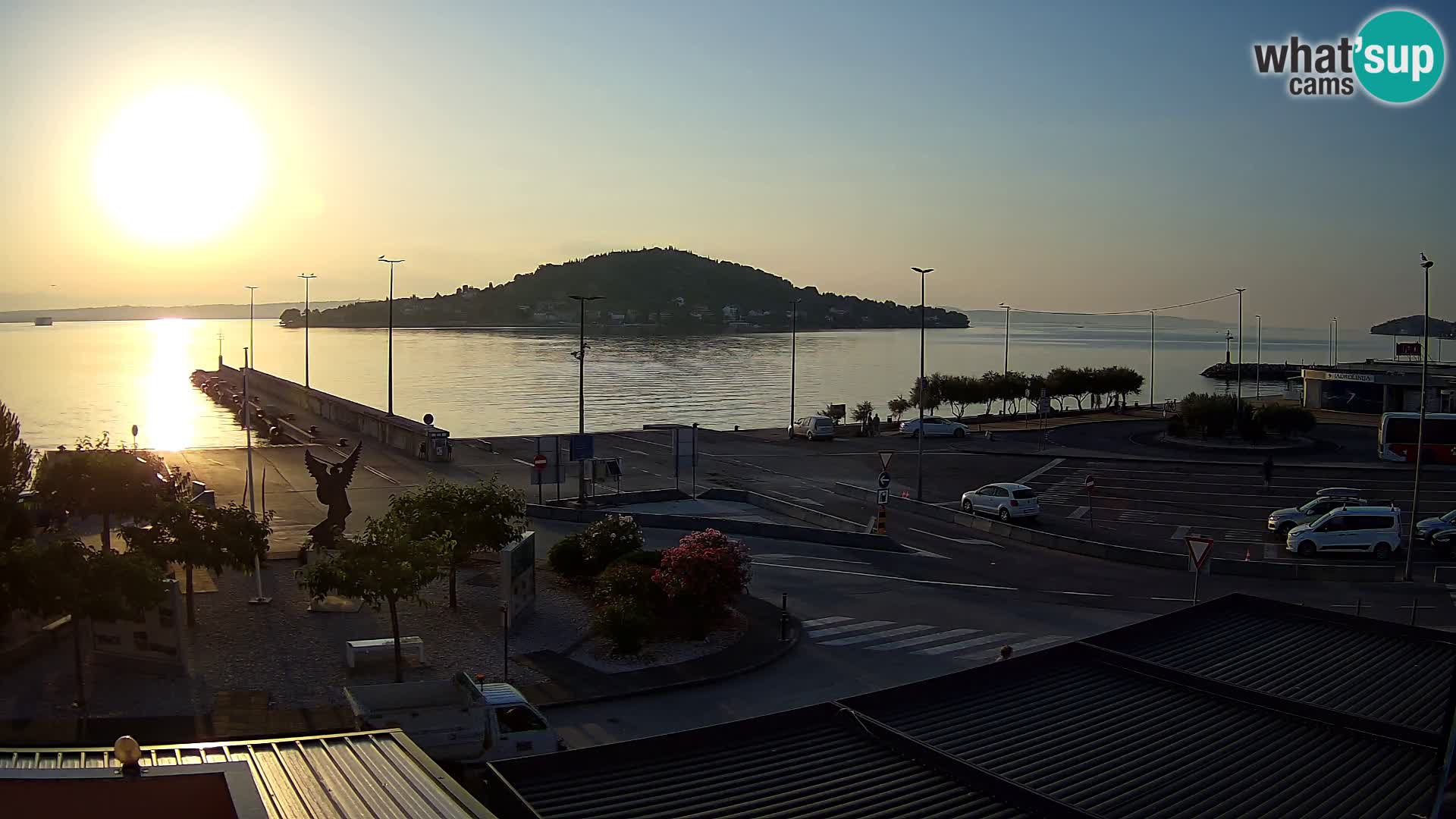 Spletna kamera Ugljan – trajekt Preko – Zadar