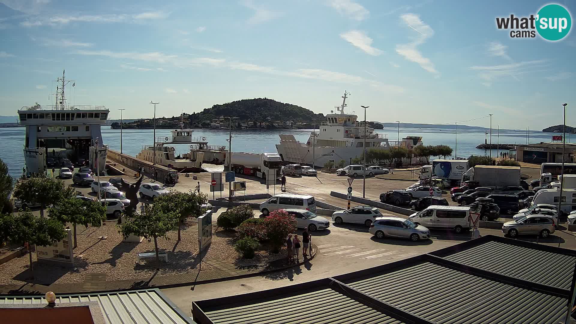 Webcam Ugljan – Preko Ferry to Zadar