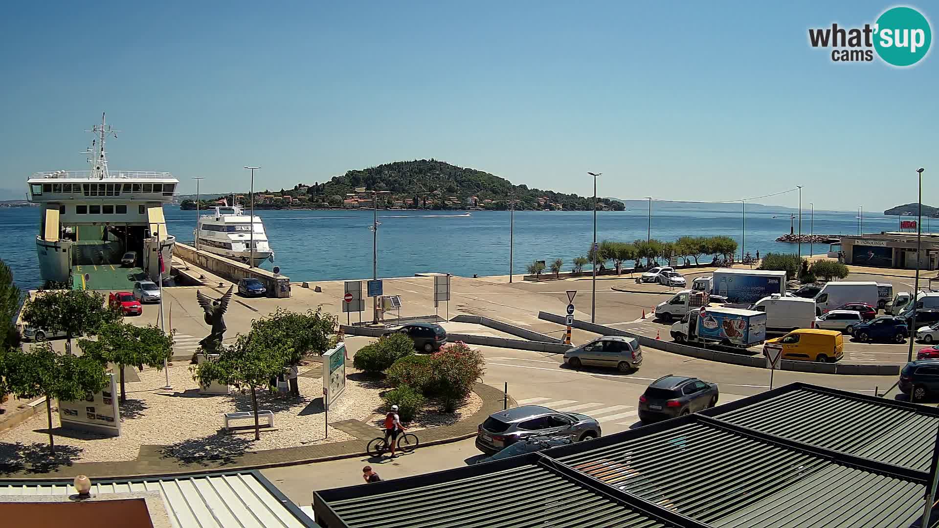 Webcam Ugliano – terminal traghetto da Preko a Zara