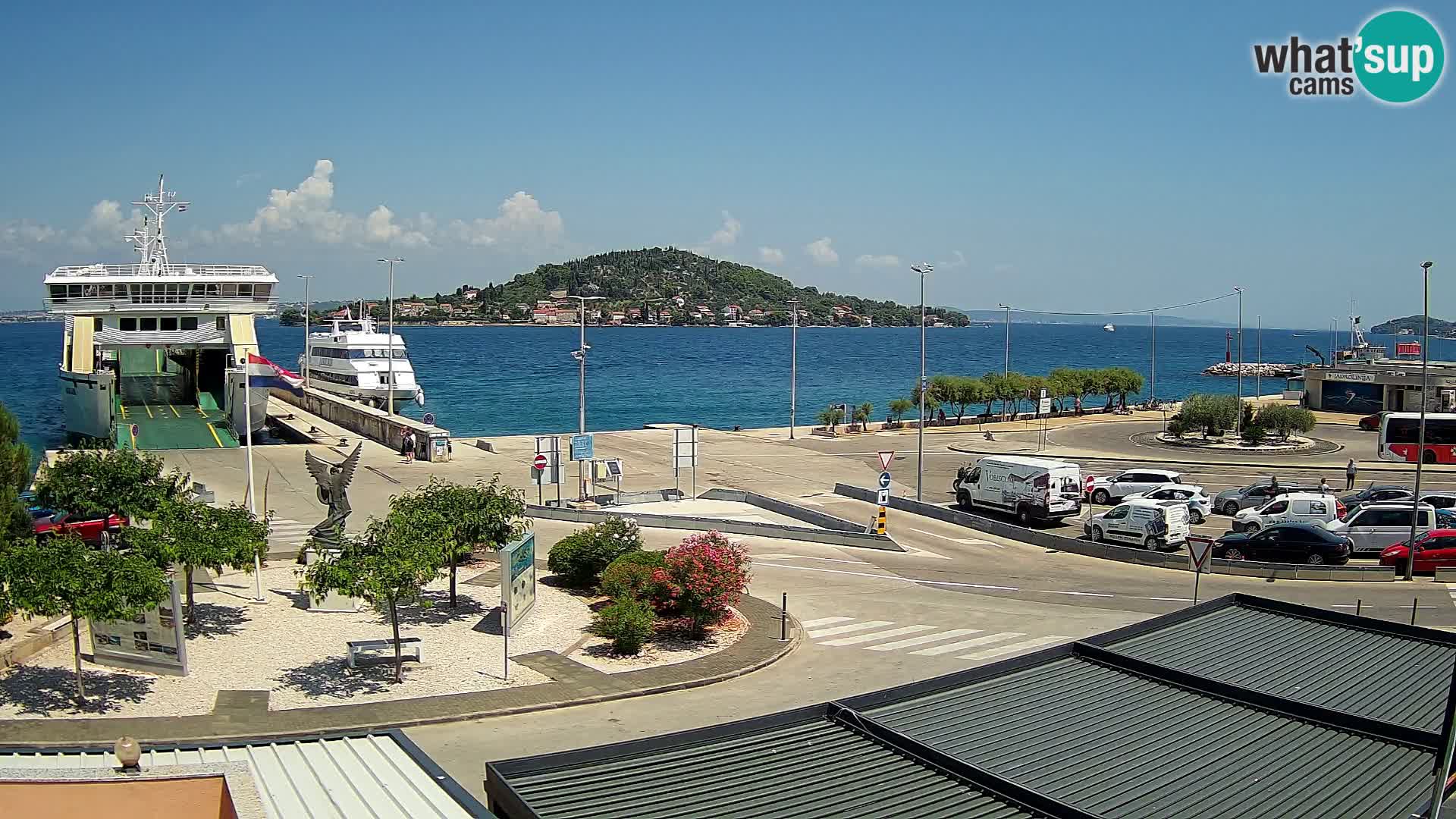 Webcam Ugljan – Preko Ferry to Zadar