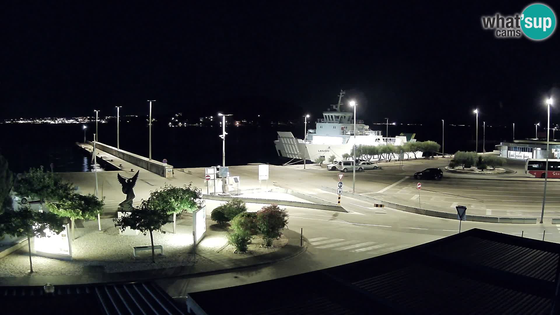 Webcam Ugliano – terminal traghetto da Preko a Zara