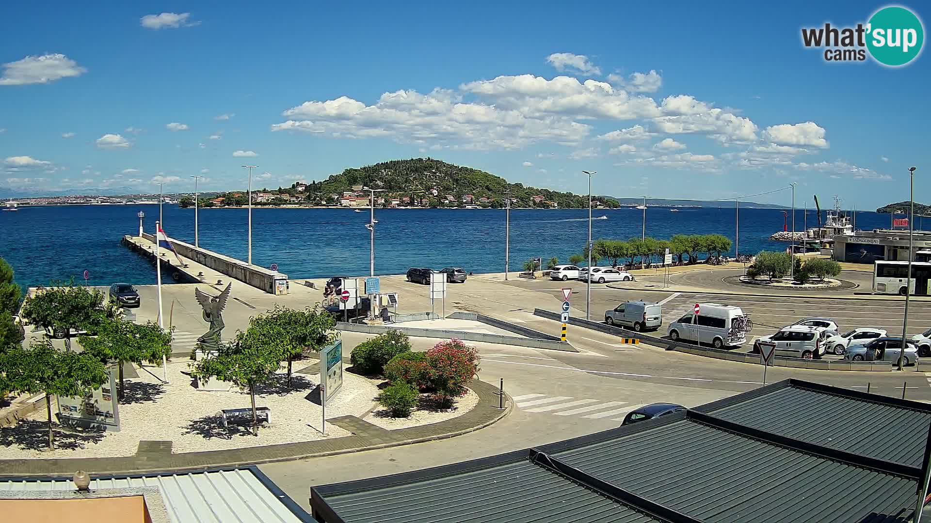 Webcam Ugliano – terminal traghetto da Preko a Zara