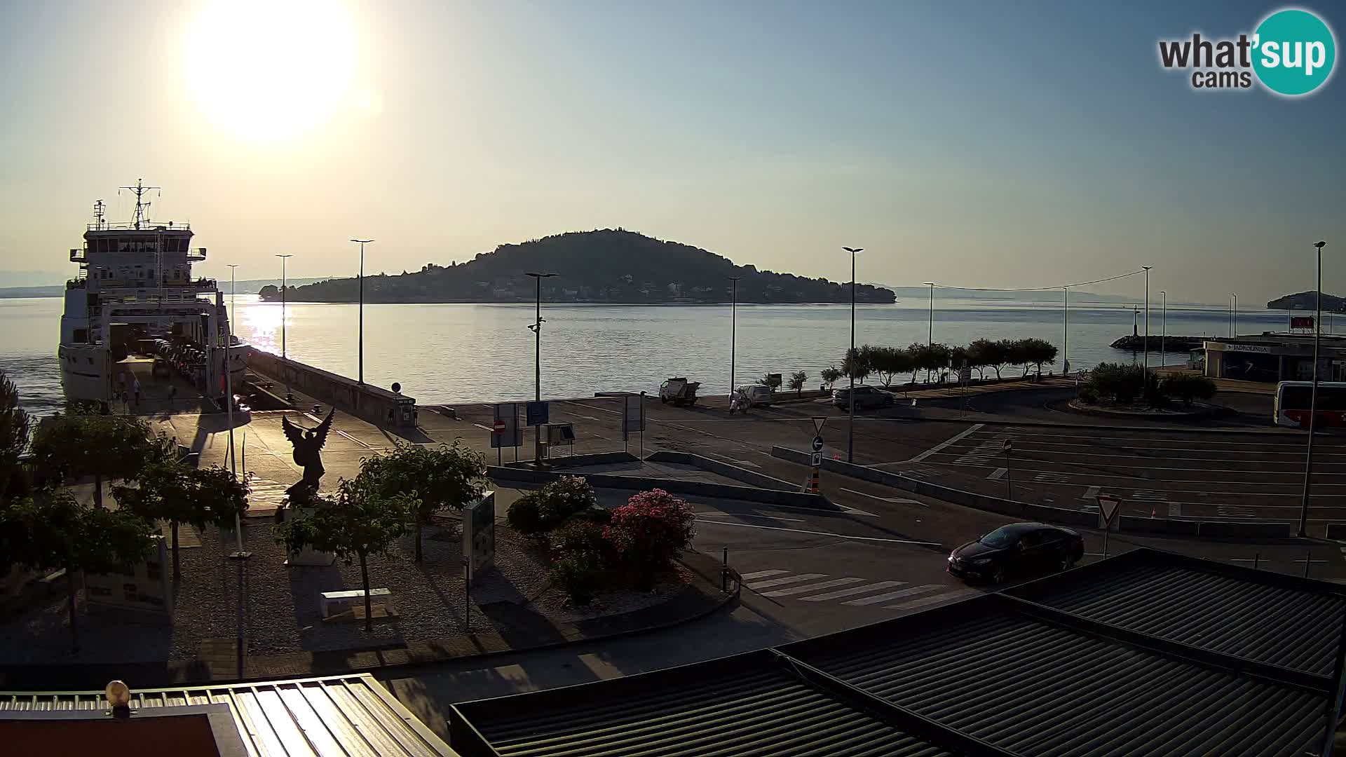 Webcam Ugliano – terminal traghetto da Preko a Zara