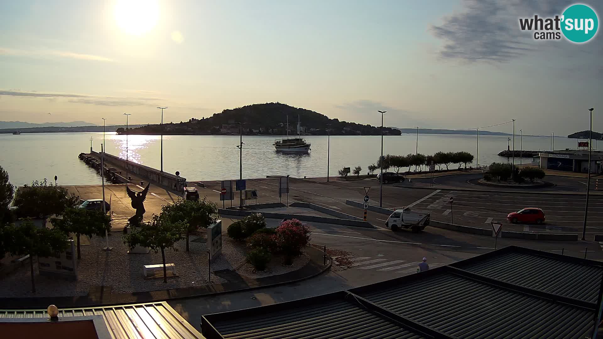 Spletna kamera Ugljan – trajekt Preko – Zadar