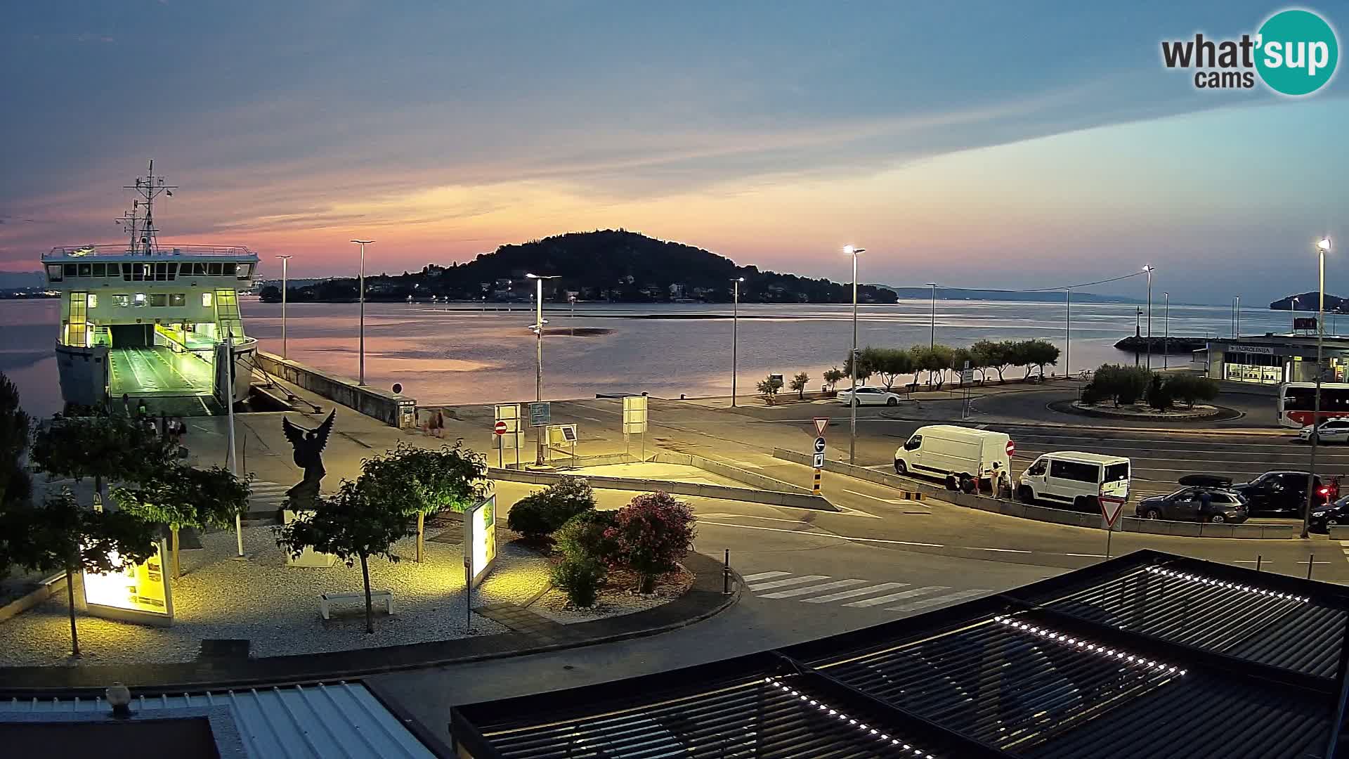 Webcam Ugliano – terminal traghetto da Preko a Zara