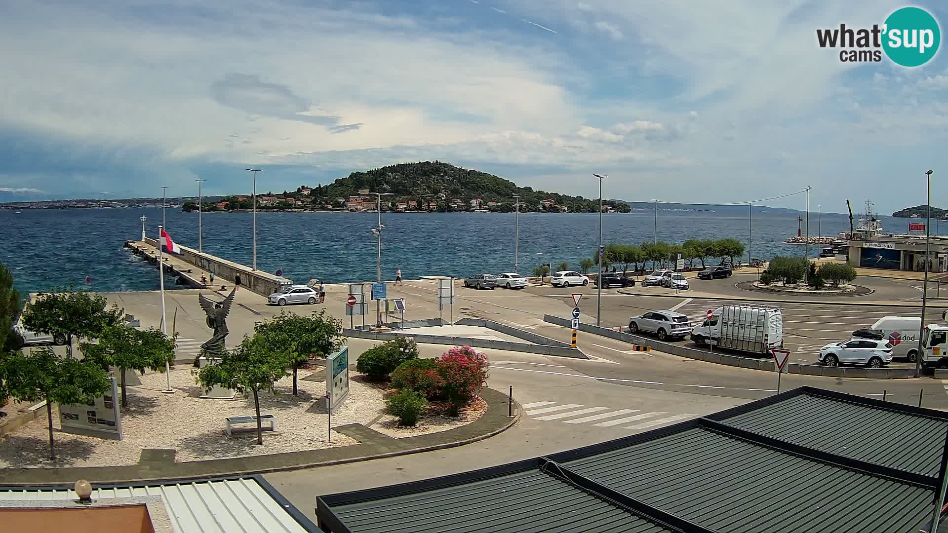 Webcam Ugljan – Preko Ferry to Zadar