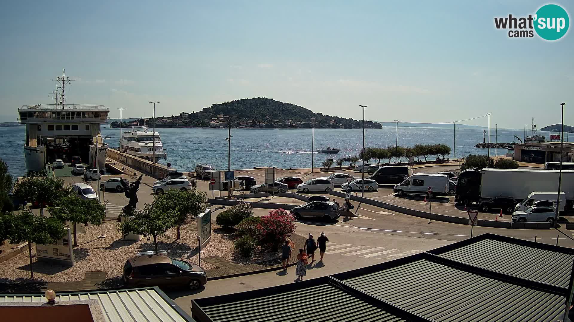 Webcam Ugliano – terminal traghetto da Preko a Zara