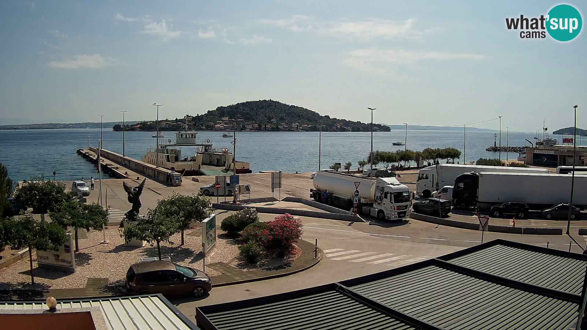 Webcam Ugliano – terminal traghetto da Preko a Zara