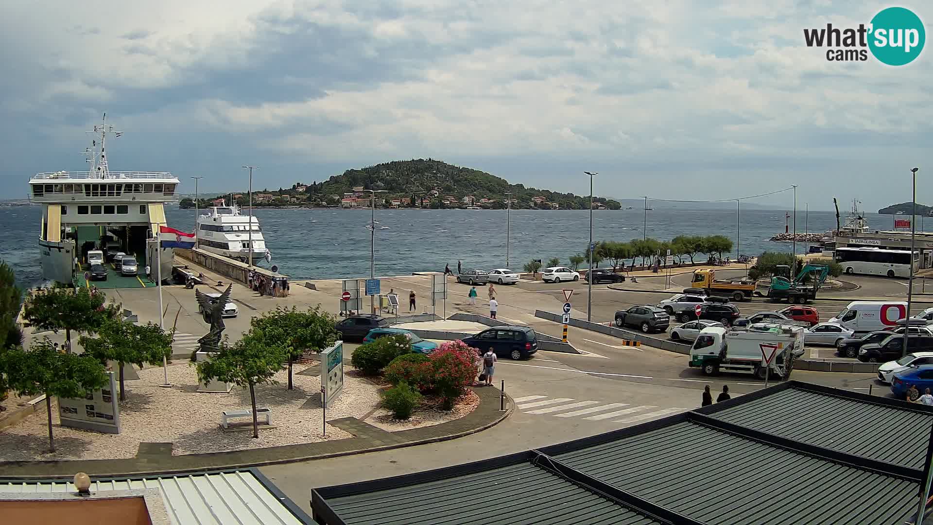 Webcam Ugliano – terminal traghetto da Preko a Zara