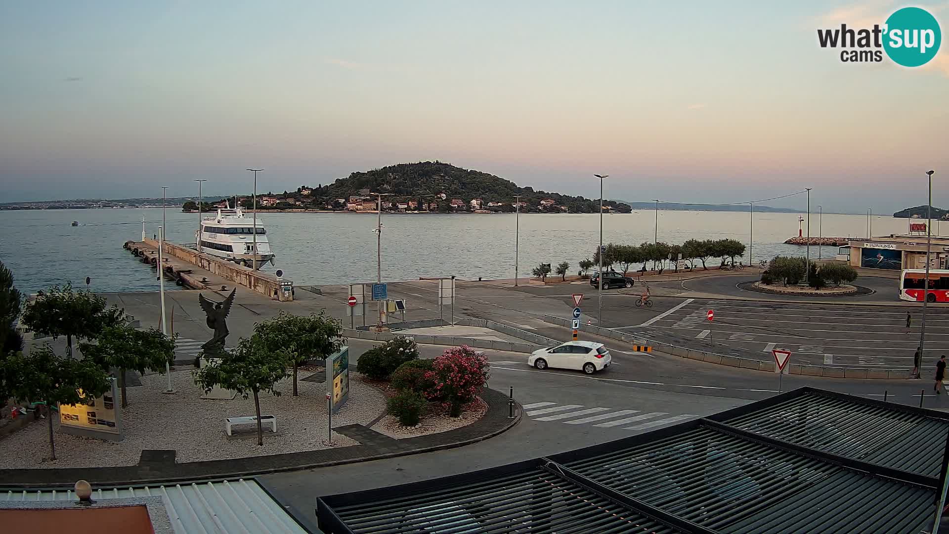 Web kamera Ugljan – Preko trajekt za Zadar