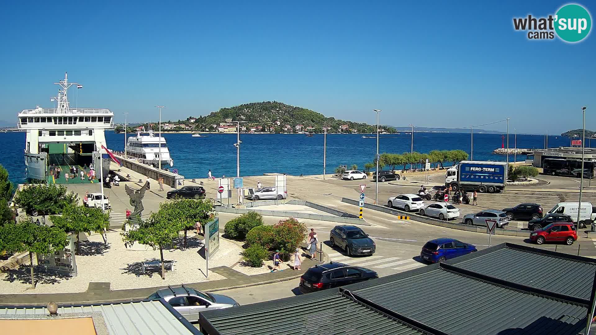 Webcam Ugljan – Preko Ferry to Zadar