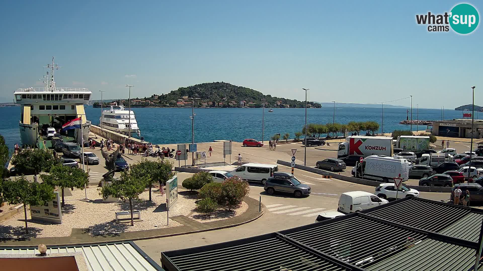 UGLJAN Webcam – Preko-Fähre nach Zadar