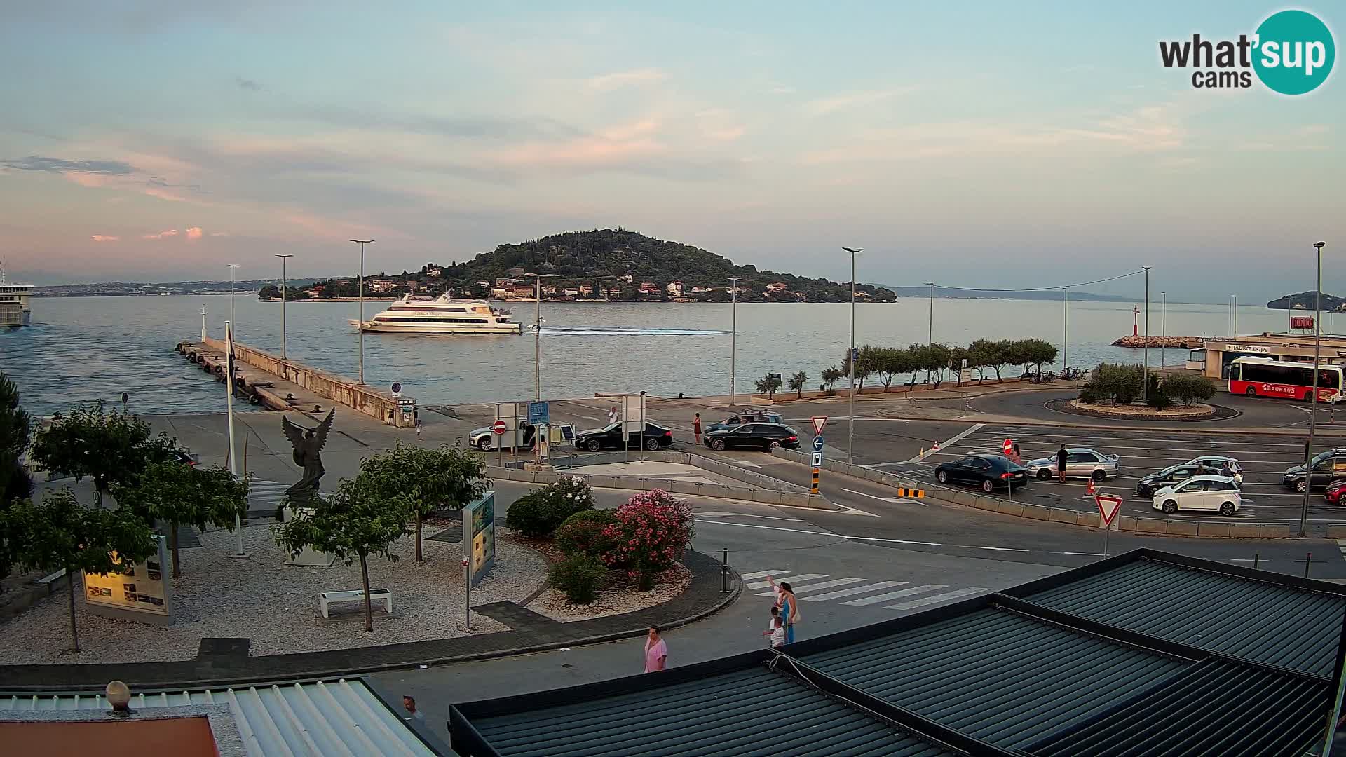 Webcam Ugliano – terminal traghetto da Preko a Zara