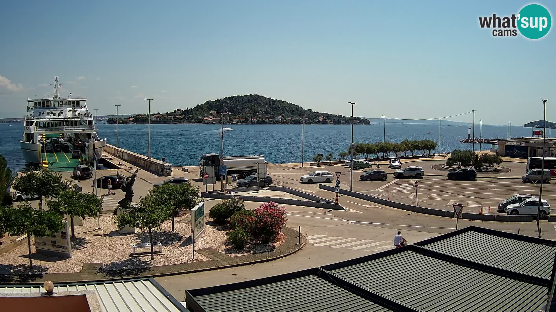 Web kamera Ugljan – Preko trajekt za Zadar