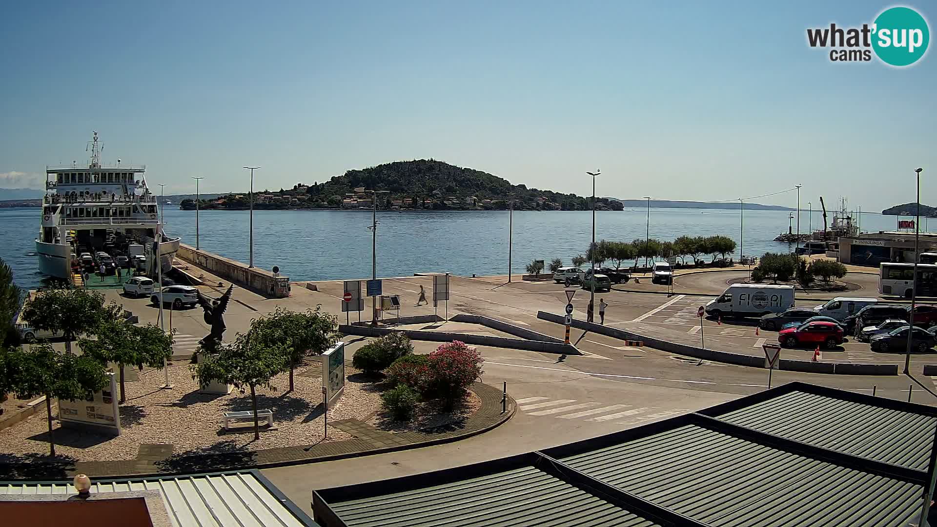 Web kamera Ugljan – Preko trajekt za Zadar
