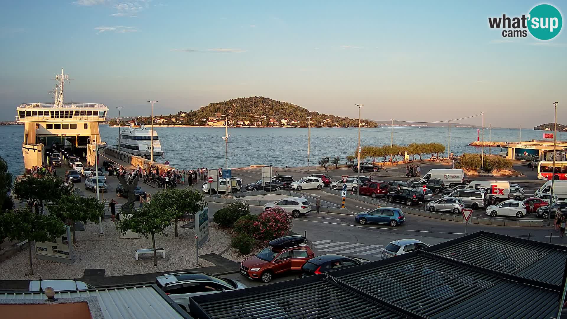 Spletna kamera Ugljan – trajekt Preko – Zadar