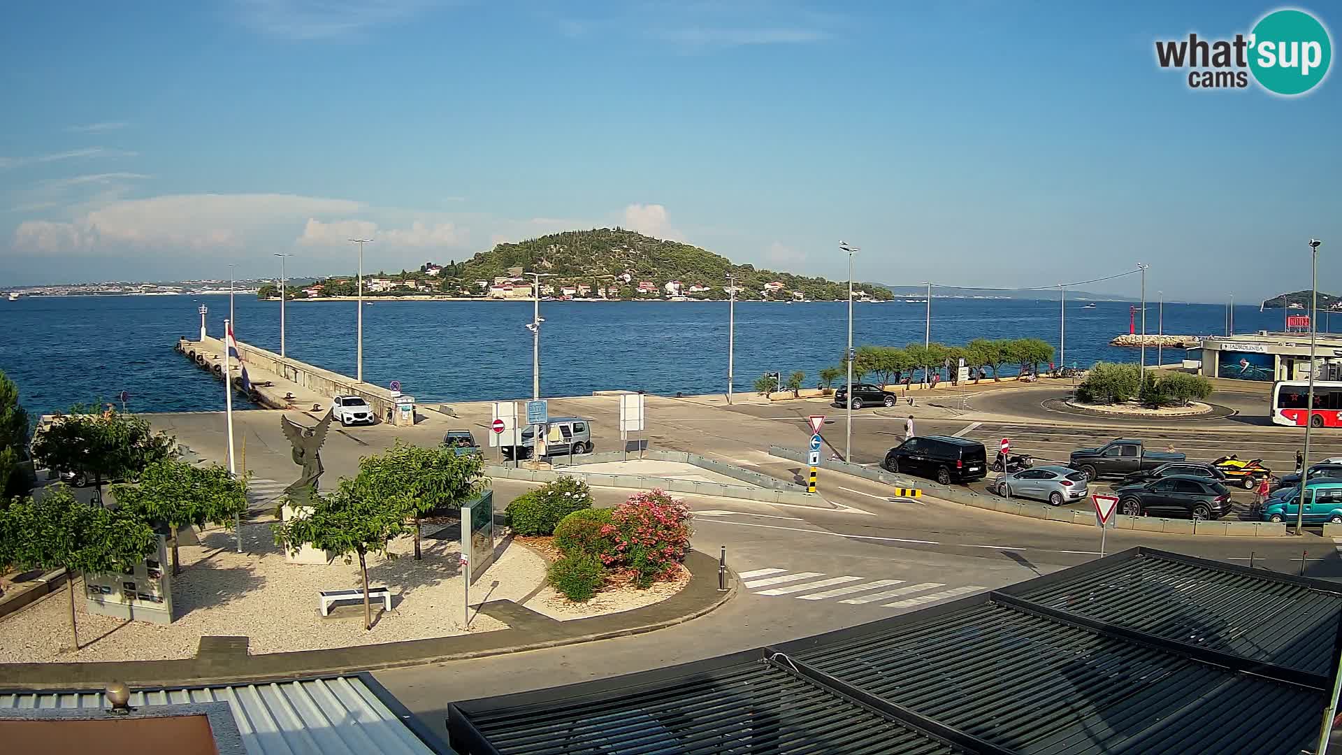 Webcam Ugljan – Preko Ferry to Zadar