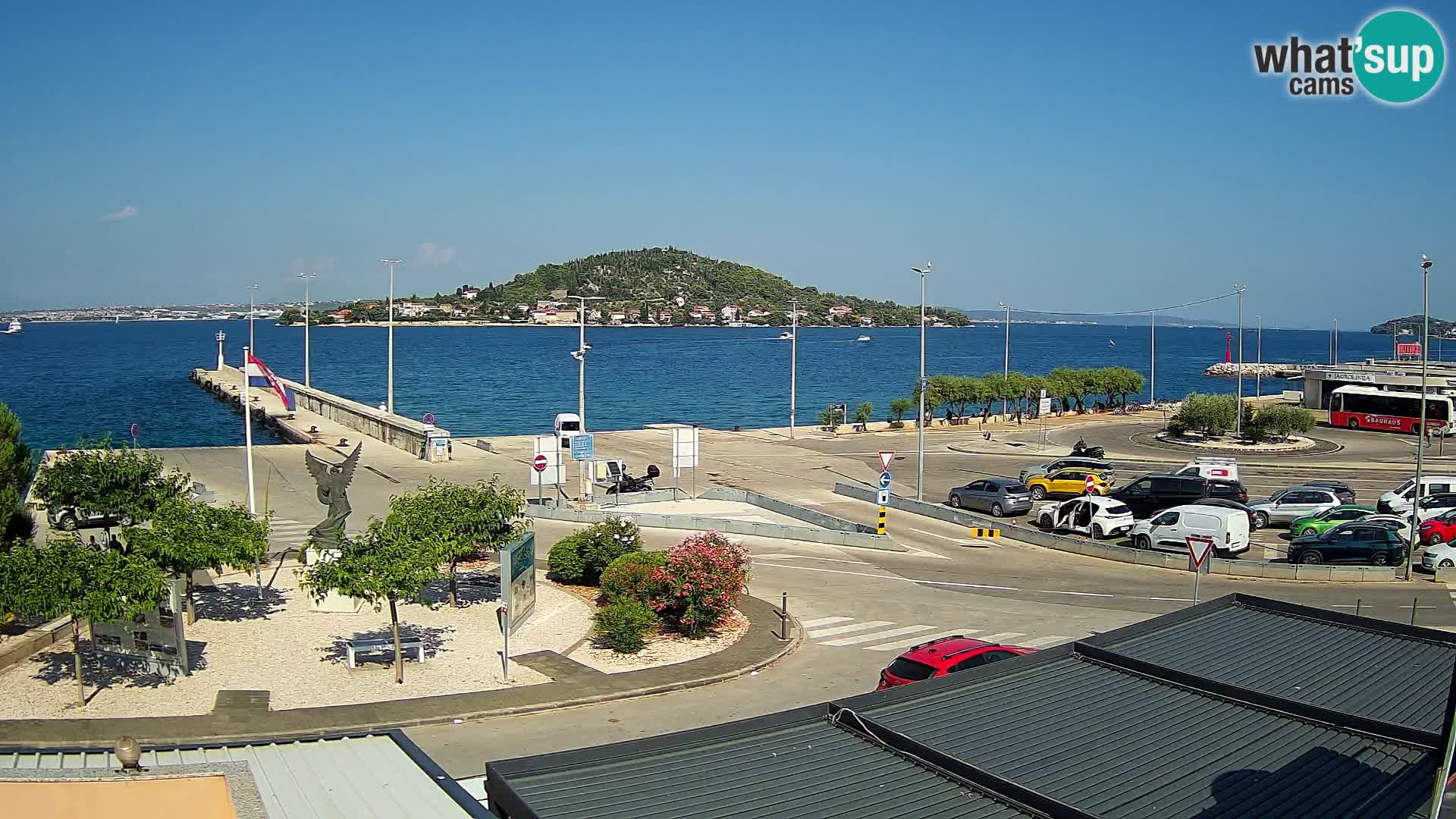 Spletna kamera Ugljan – trajekt Preko – Zadar