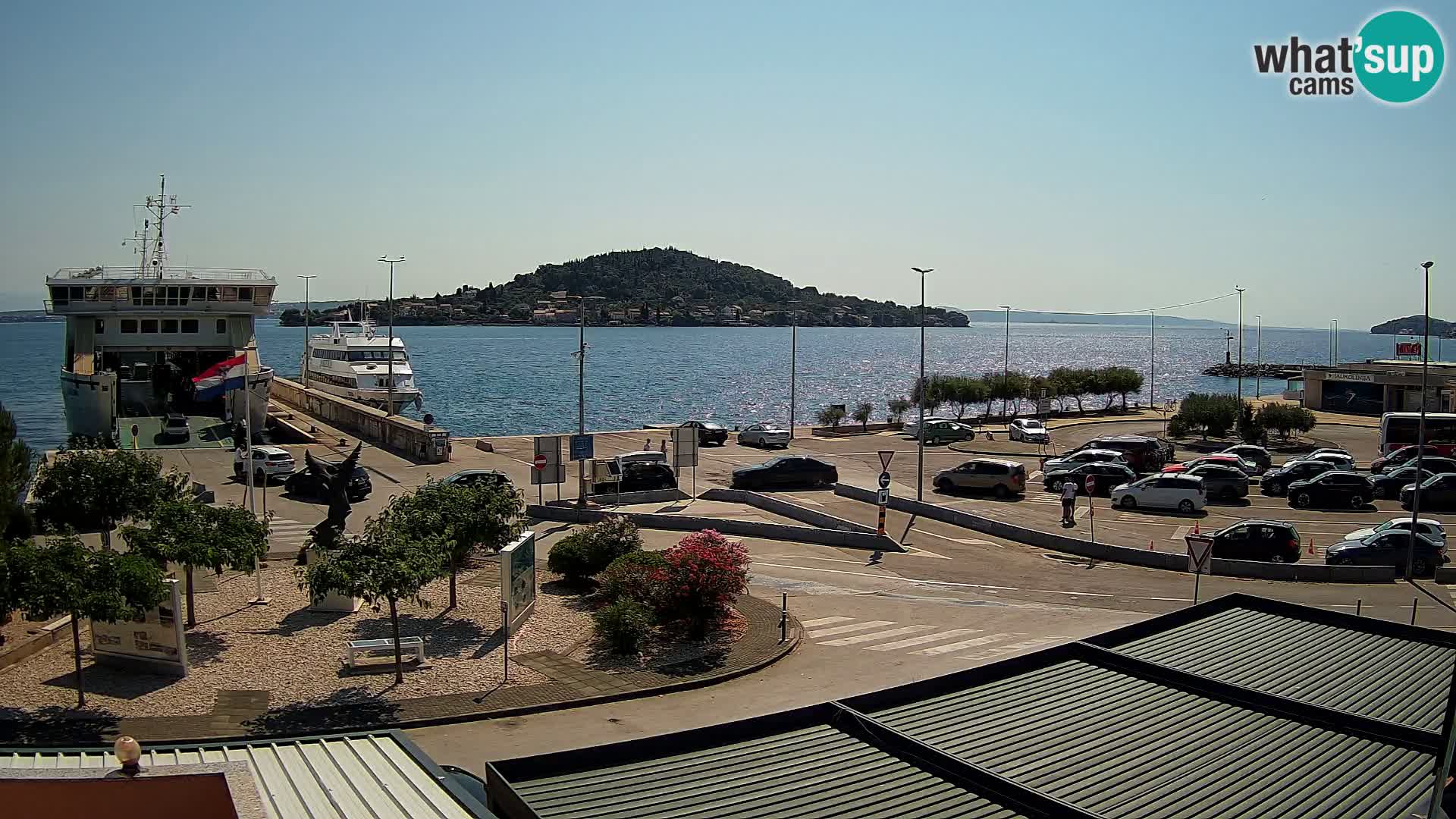 Spletna kamera Ugljan – trajekt Preko – Zadar