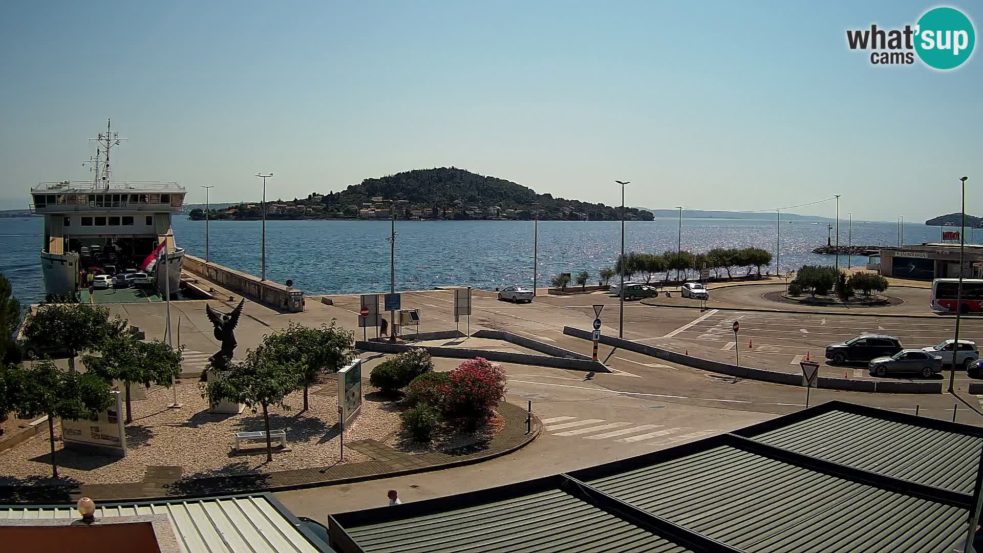 Web kamera Ugljan – Preko trajekt za Zadar
