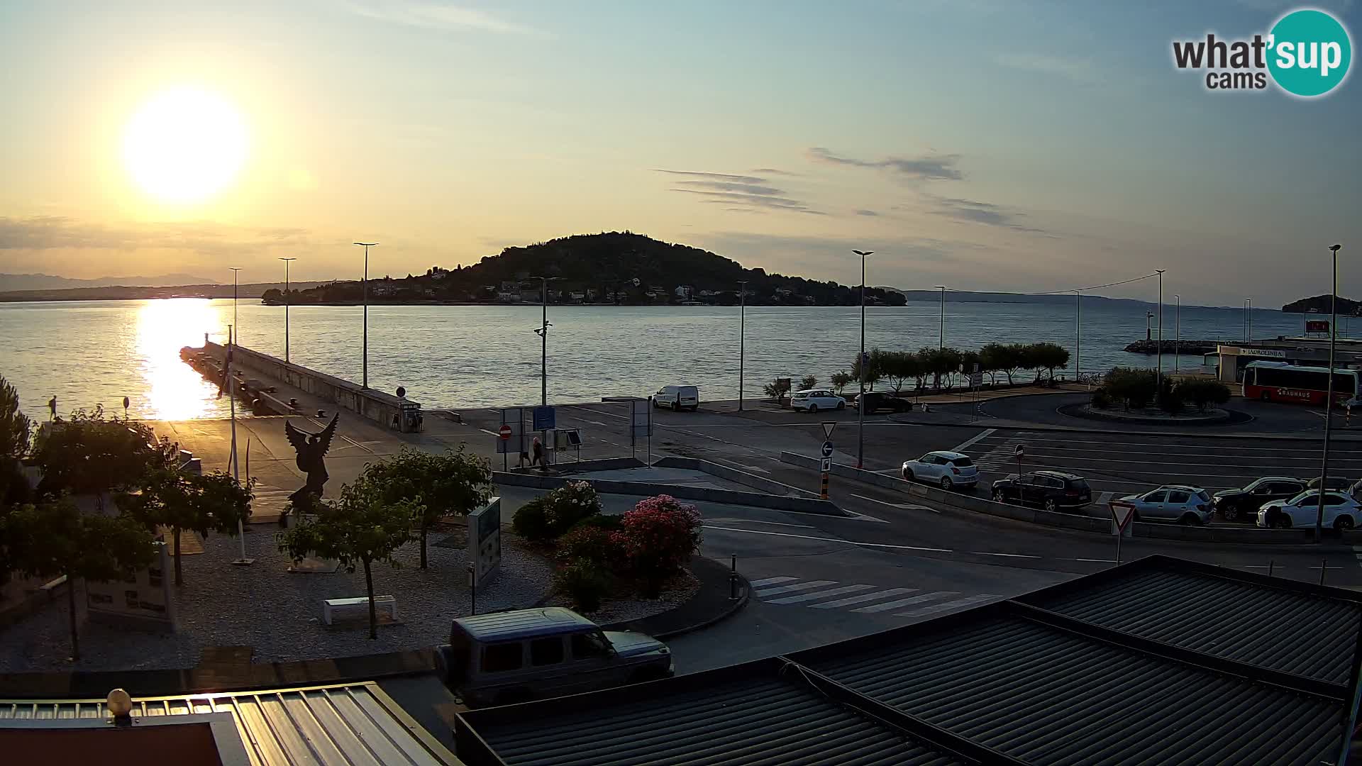 Spletna kamera Ugljan – trajekt Preko – Zadar