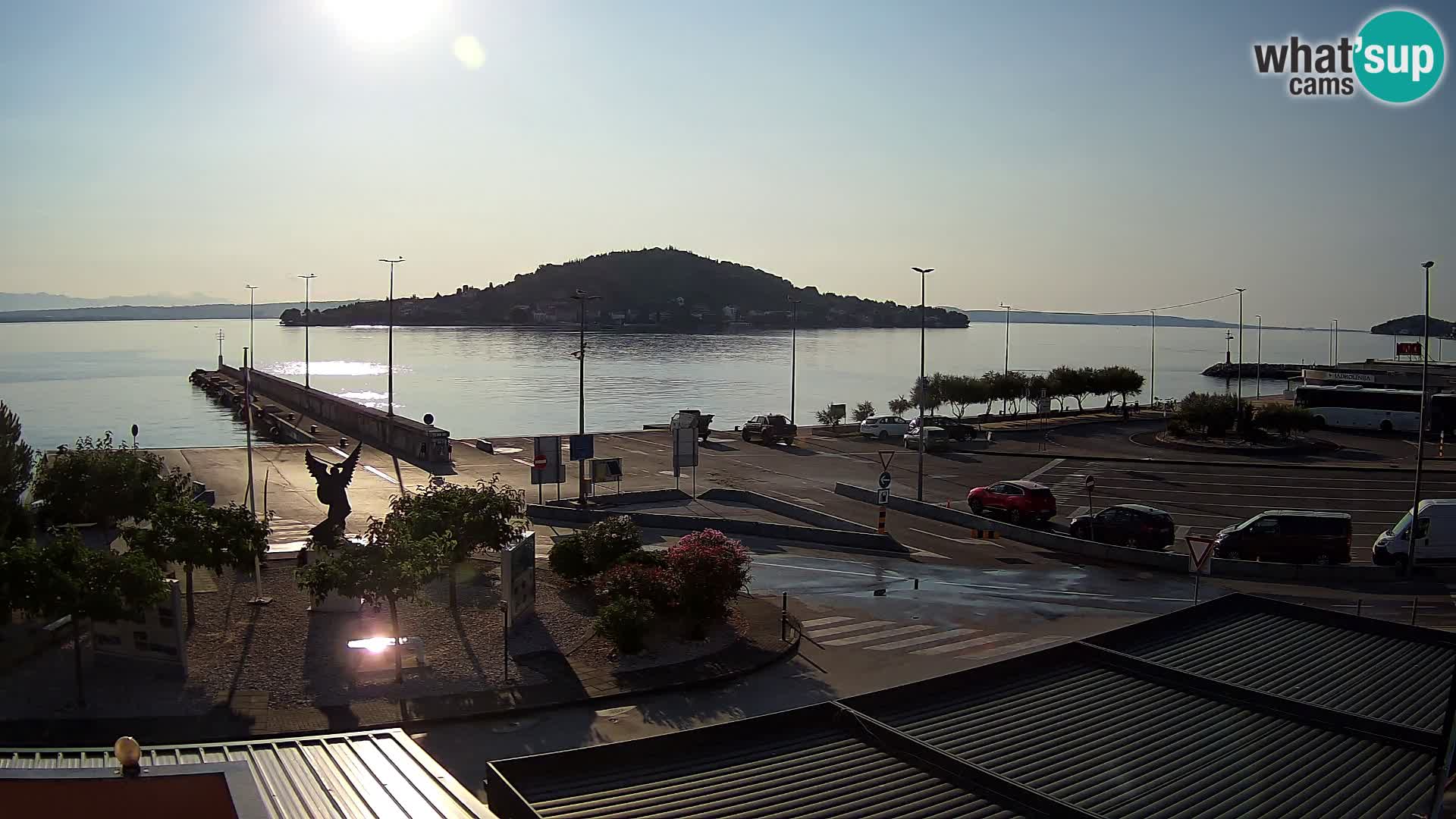 Spletna kamera Ugljan – trajekt Preko – Zadar