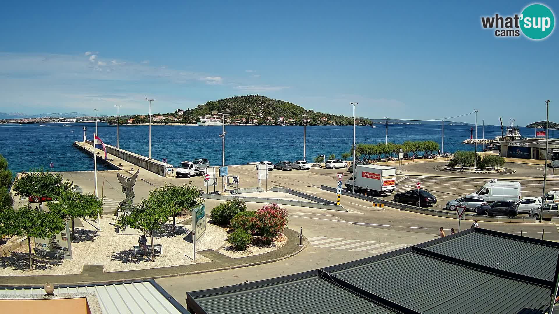 Webcam Ugliano – terminal traghetto da Preko a Zara